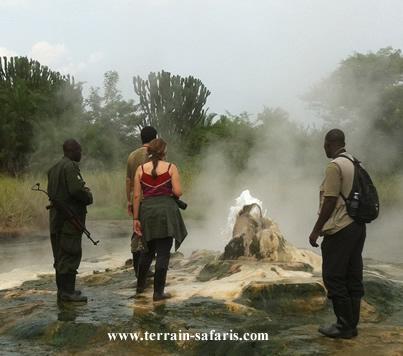 Sempaya hot springs in Semliki forest national park - Terrain Safaris